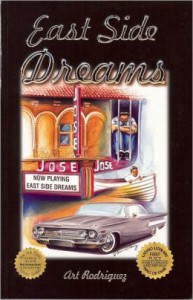Book cover of "East Side Dreams," set in San Jose, California.