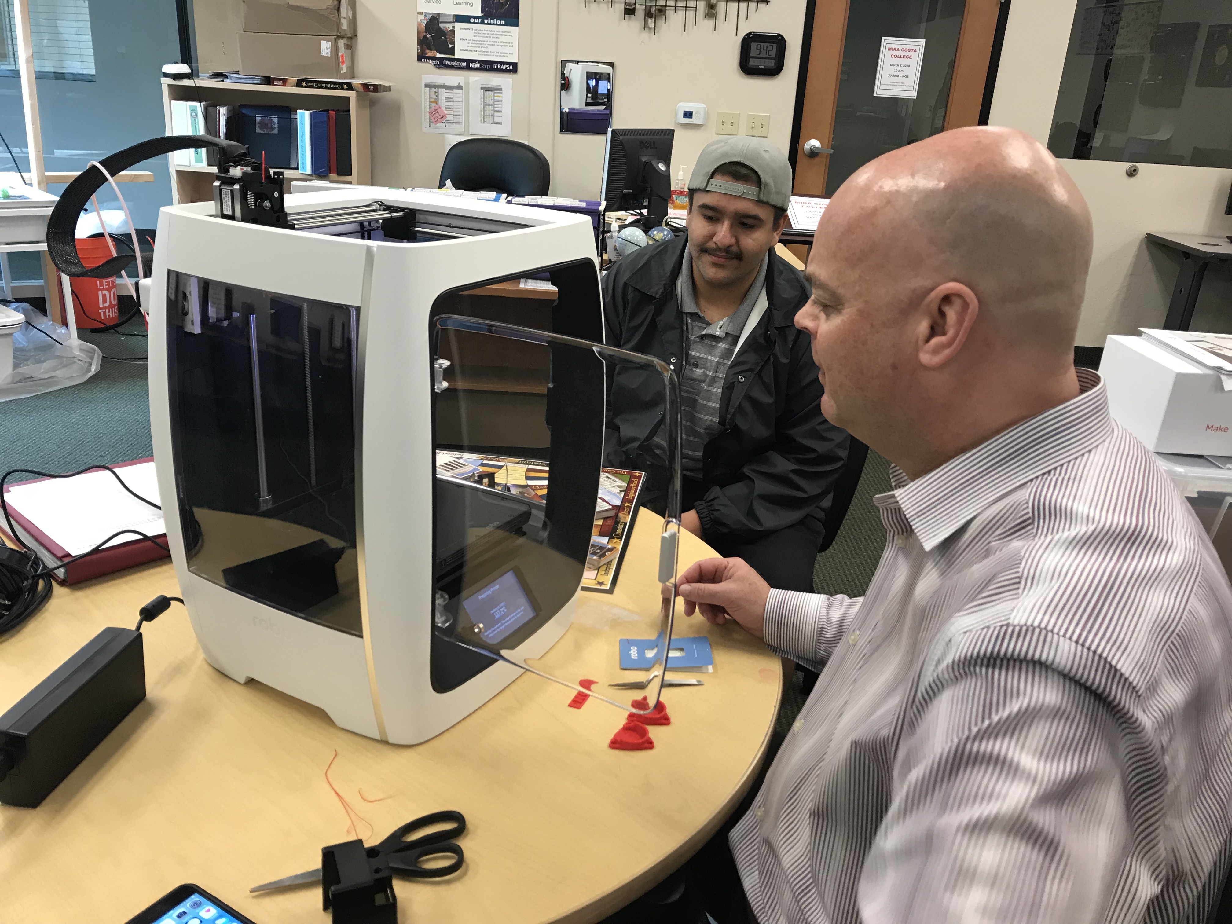 SIATech North County Independent Study Charter High School in Oceanside 3-D Printer
