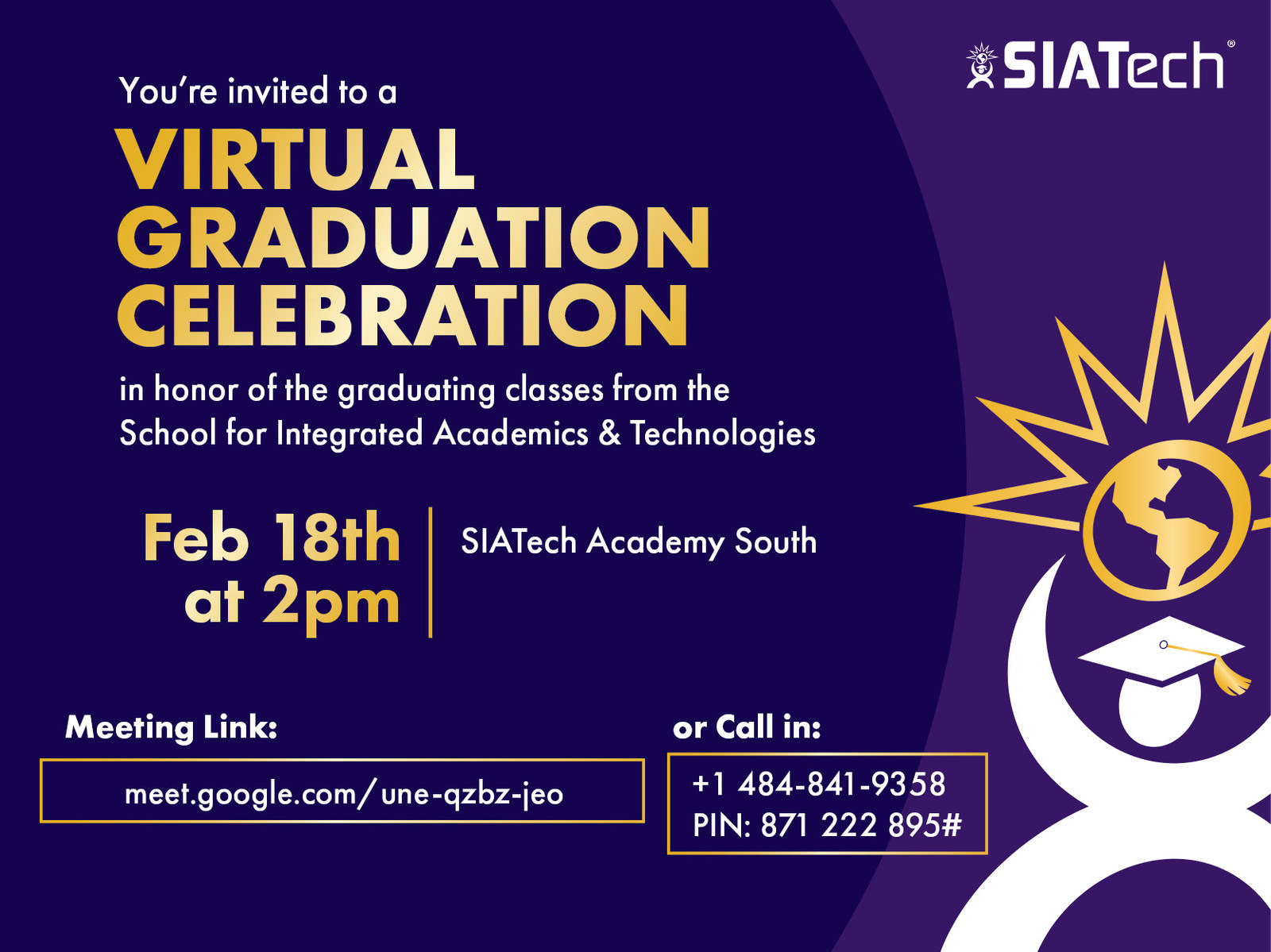 SIATech Virtual Graduation SAS