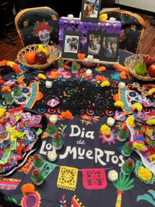 SIATech Moreno Valley High School staff ofrenda for Dia de los Muertos